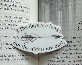 Nights Are Dark - Kings of Quarantine Sticker  - OFFICIALLY LICENSED MERCHANDISE