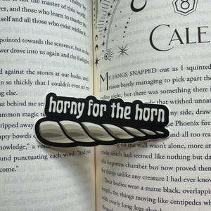 Horny for the Horn Caleb Altair - Zodiac Academy Sticker - OFFICIALLY LICENSED MERCHANDISE