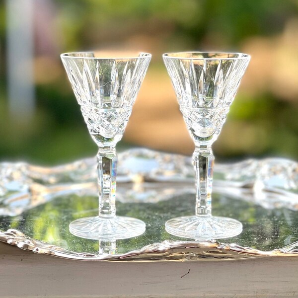Waterford Maeve 3 Inch Tall Cordial Glasses Etsy