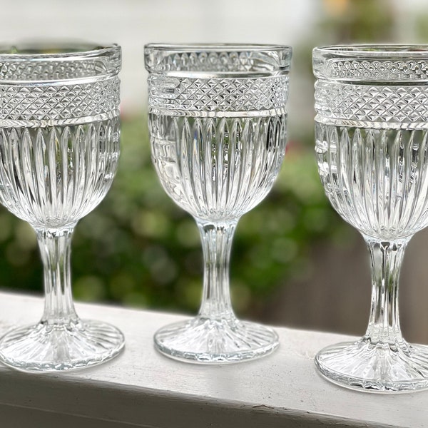 Libbey Glass Company Radiant water goblets sold individually