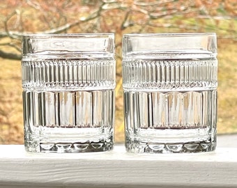 Anchor Hocking Annapolis Double Old Fashioneds or Flat Iced Tea Glasses/Cocktail Glasses/lowball glasses/rocks glasses- sold individually