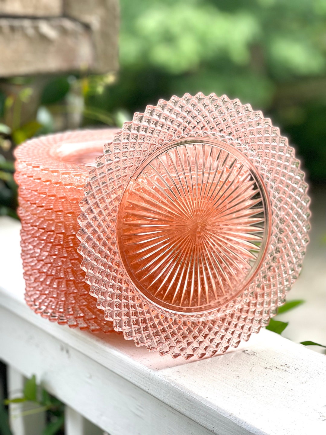 Vintage Pink Depression Glass/anchor Hocking Miss America Pink