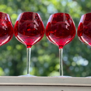TableTop King Colored Wine Glasses Set of 6 - Colorful Stem Wine Glasses 10  Oz - Black Nuance Accent…See more TableTop King Colored Wine Glasses Set