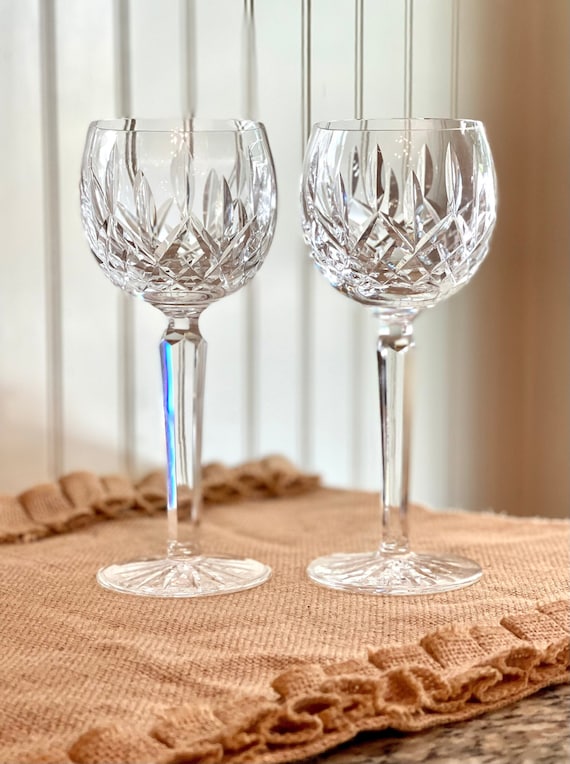 Waterford Crystal Lismore Hock Wine Glasses/irish Crystal/red Wine Glasses/ waterford Hock Wine Glass/balloon Wine Glasses Sold Individually - Etsy