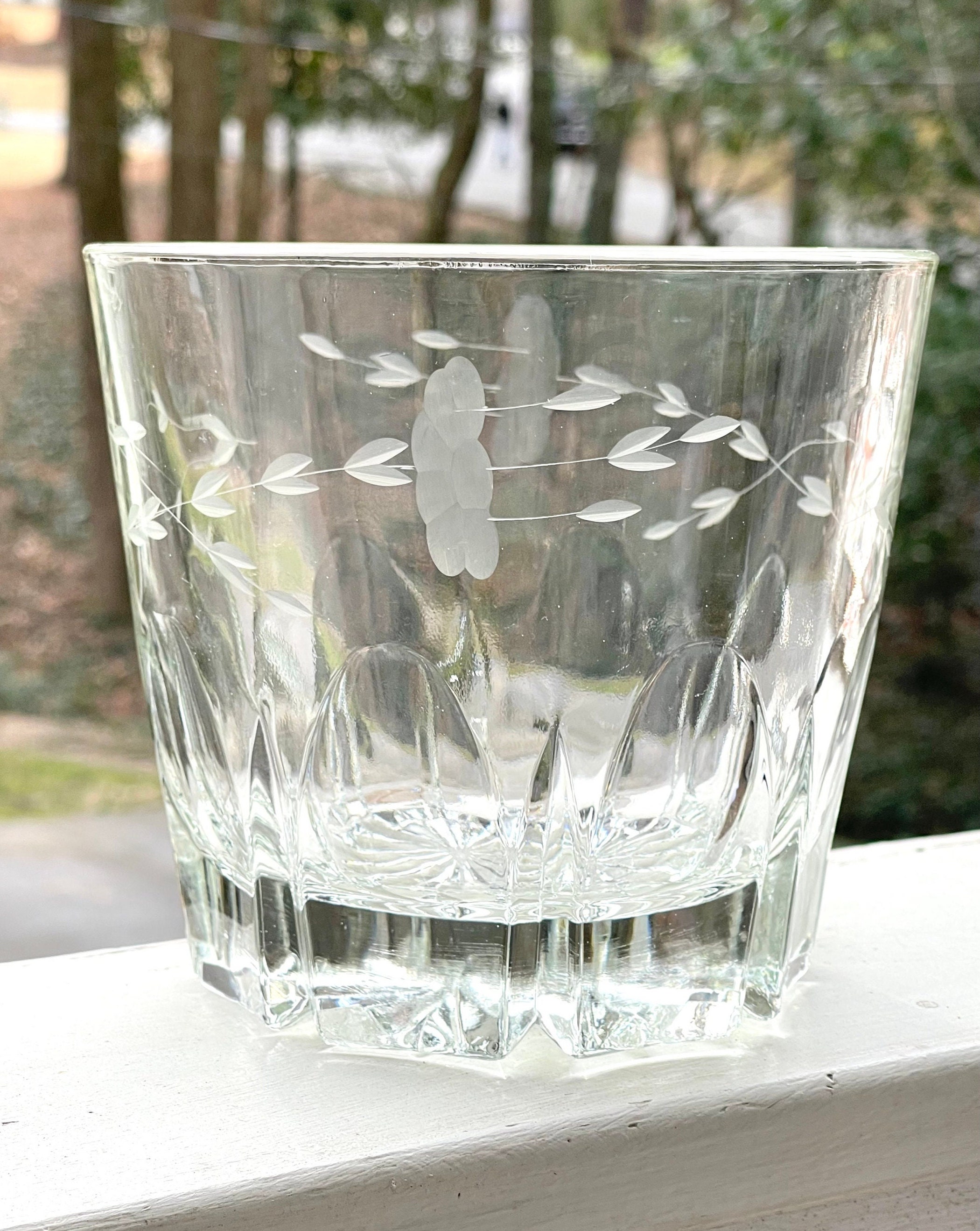 Vintage Princess House Crystal Heritage Ice/ | Mercari Princess House Clear Glass iced bucket display picture 1