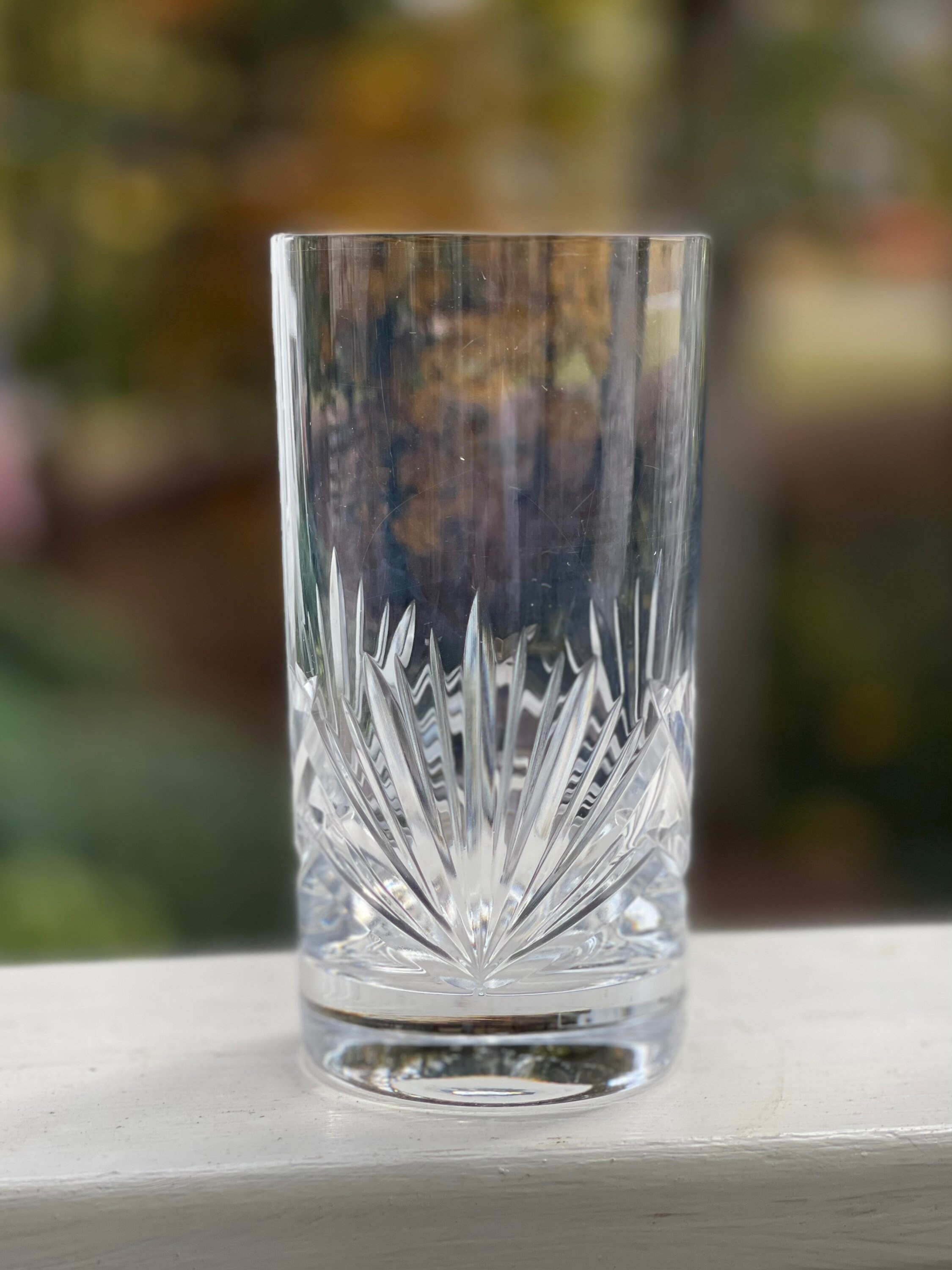 Vintage Towle Candlelight Cut Crystal Highball Glasses Set of Etsy