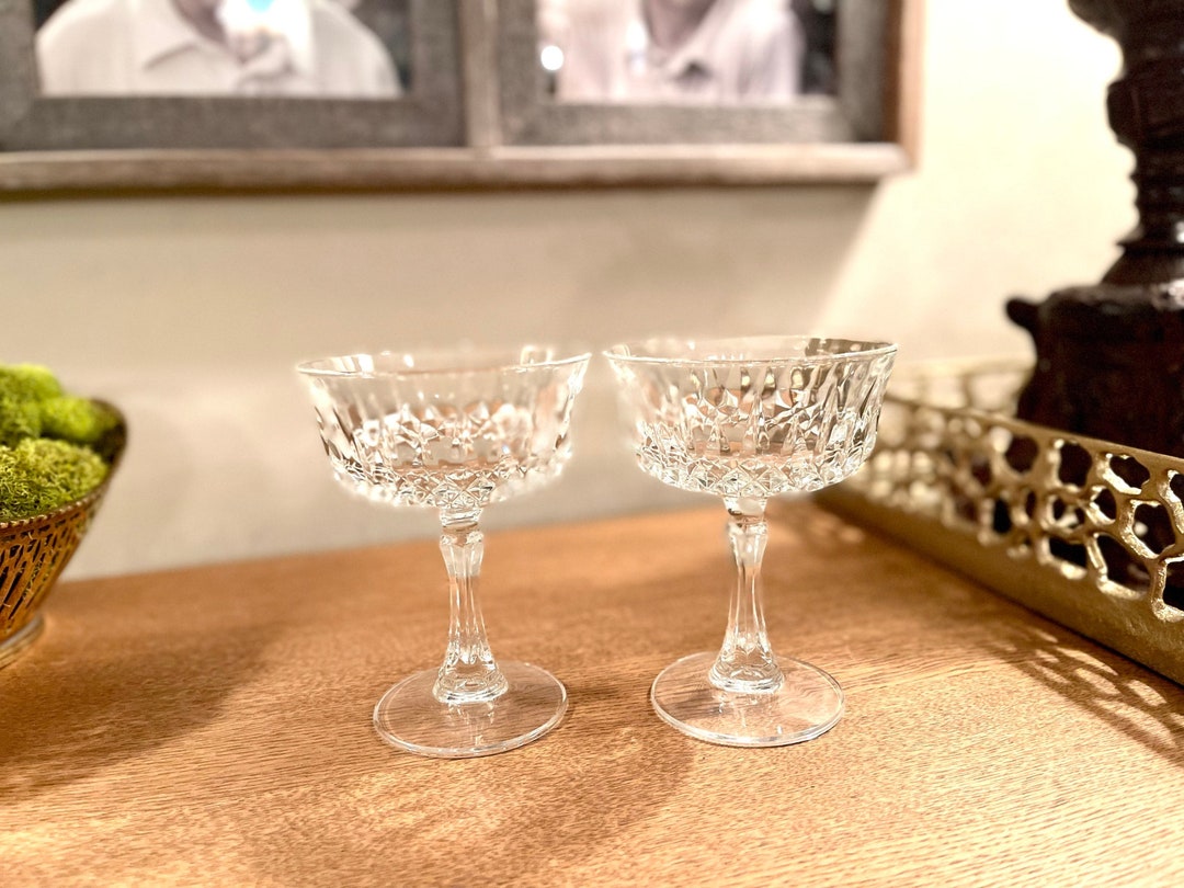 Champagne Coupe Glasses/martini Glasses/nick and Nora Glasses/craft Cocktail Glass/coupe Style