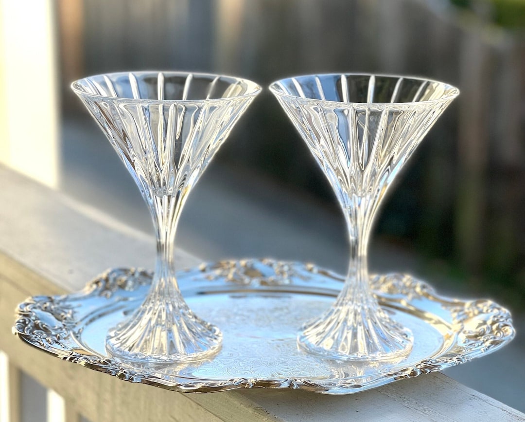 Mikasa Park Lane Martini Glasses/craft Cocktail Glass/classic