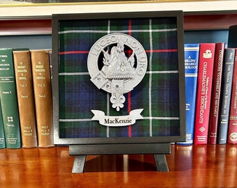 McKenzie Ancient Tartan Crest Birdseye Mesh Polo Shirt