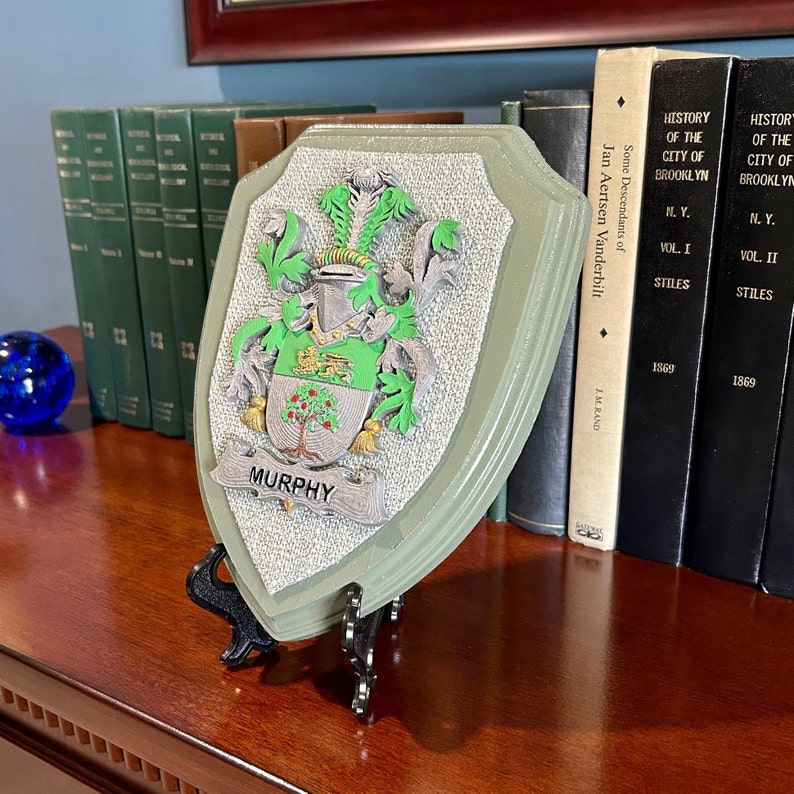 Murphy Irish Coat of Arms Crest Plaque - Etsy