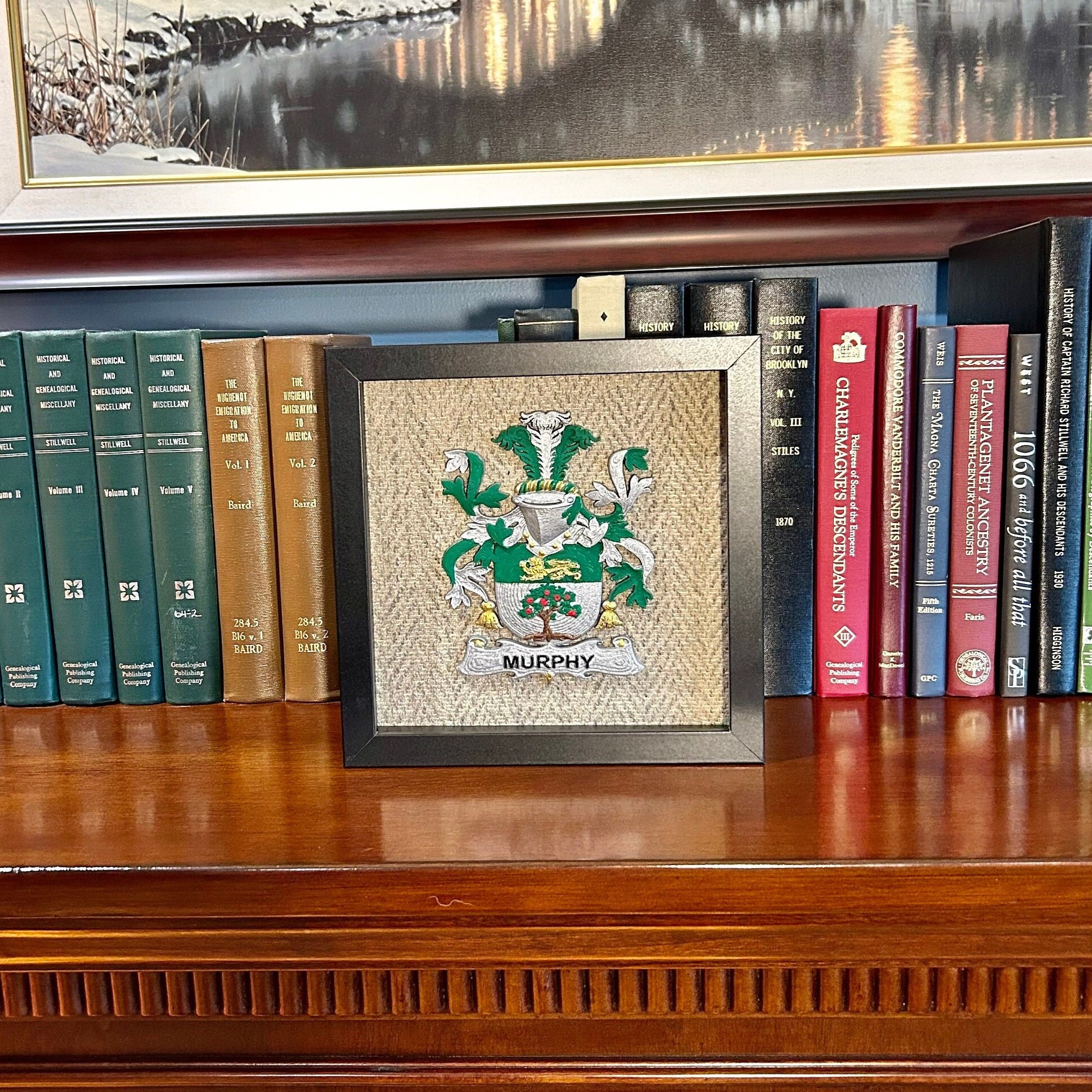 Murphy Irish Coat of Arms Crest Framed - Etsy
