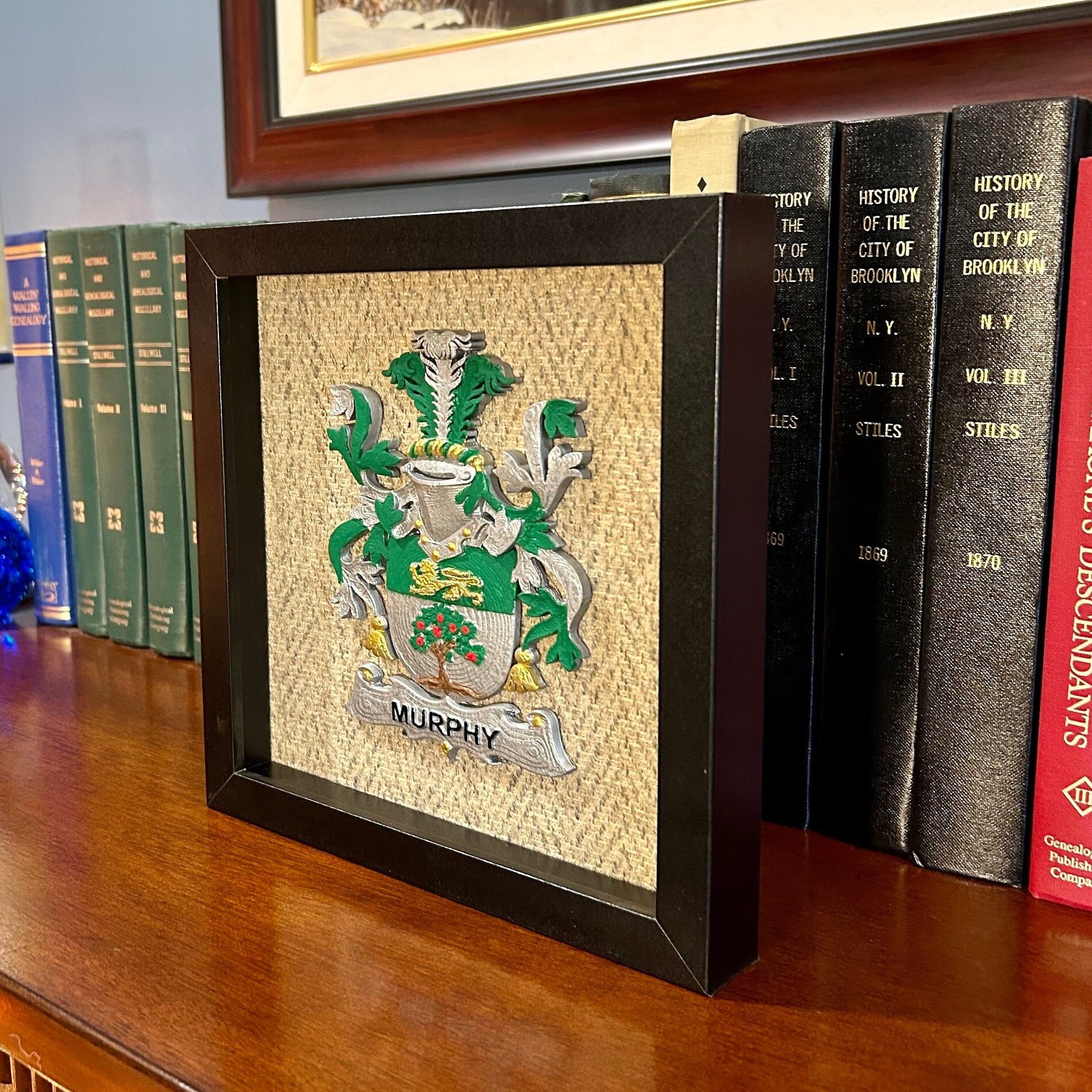 Murphy Irish Coat of Arms Crest Framed - Etsy