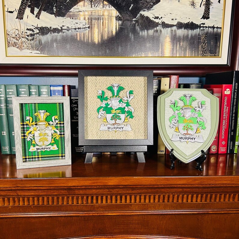 Murphy Irish Coat of Arms Crest Framed - Etsy