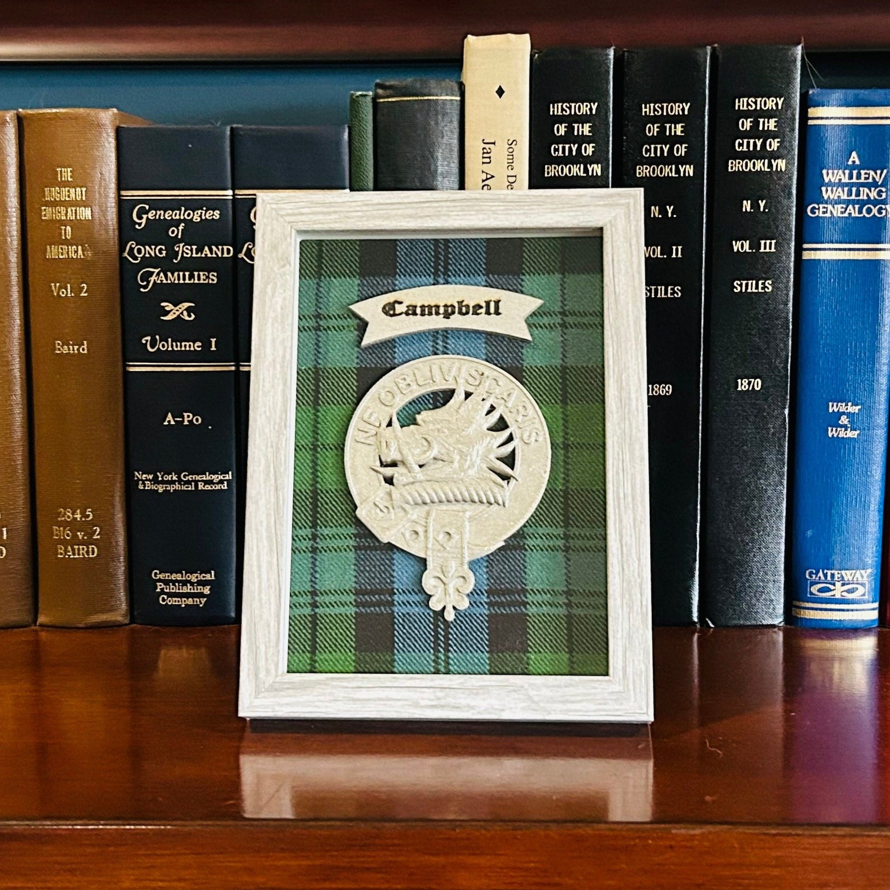 Spilla Smaltata Campbell Scotland, Nome Clan Scozzese, Distintivo
