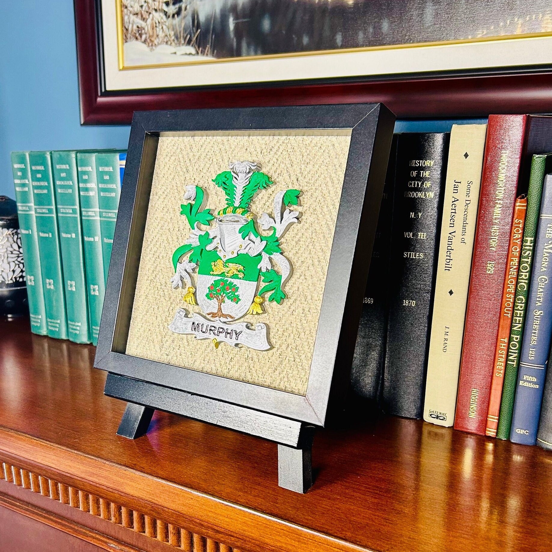 Murphy Irish Coat of Arms Crest Framed - Etsy