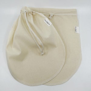 Nut milk bag. Cheesecloth bag. Unbleached cotton milk strainer.