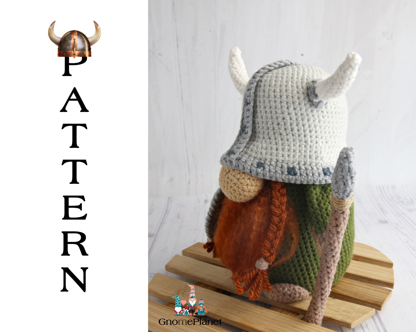 Crochet Viking Gnome Pattern Amigurumi Viking Pattern - Etsy