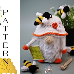Häkelanleitung Imker Wichtel, Amigurumi Biene Anleitung