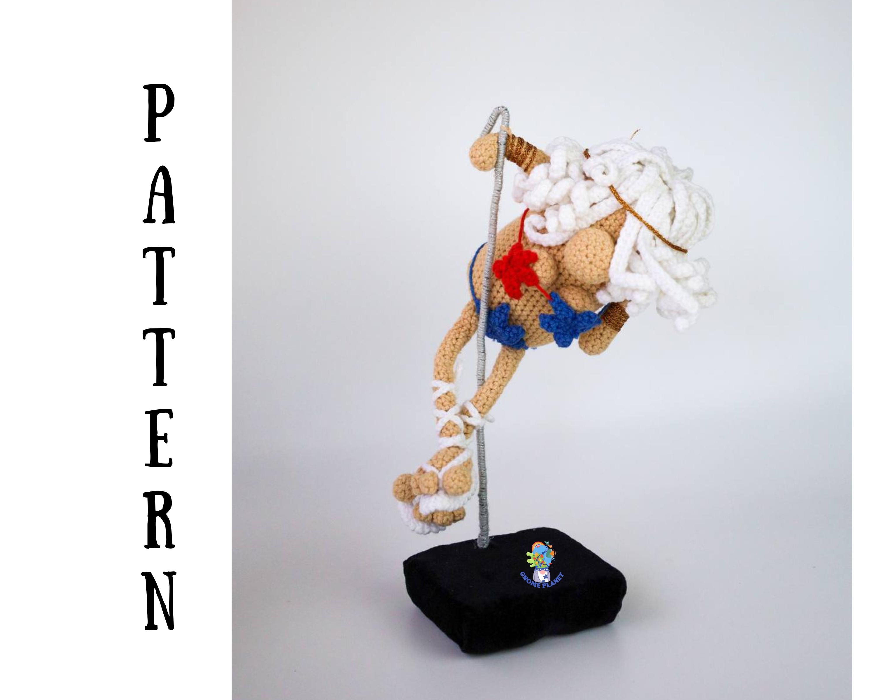 35 Funny Crochet Patterns to Add a Playful Twist to Your Next Project 3 Crochet Pole dancer gnome