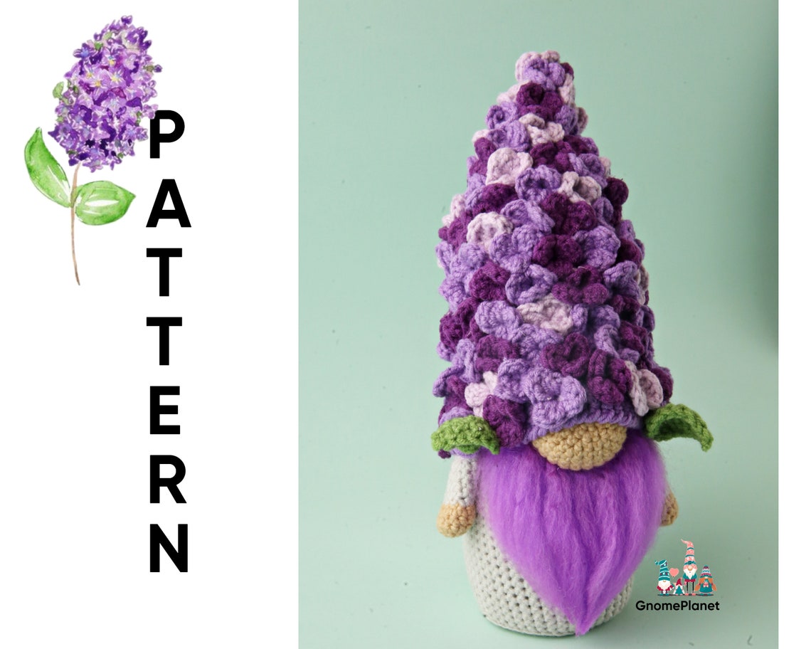 Crochet Flower Gnome Set 5 in 1 Patterns Amigurumi Etsy