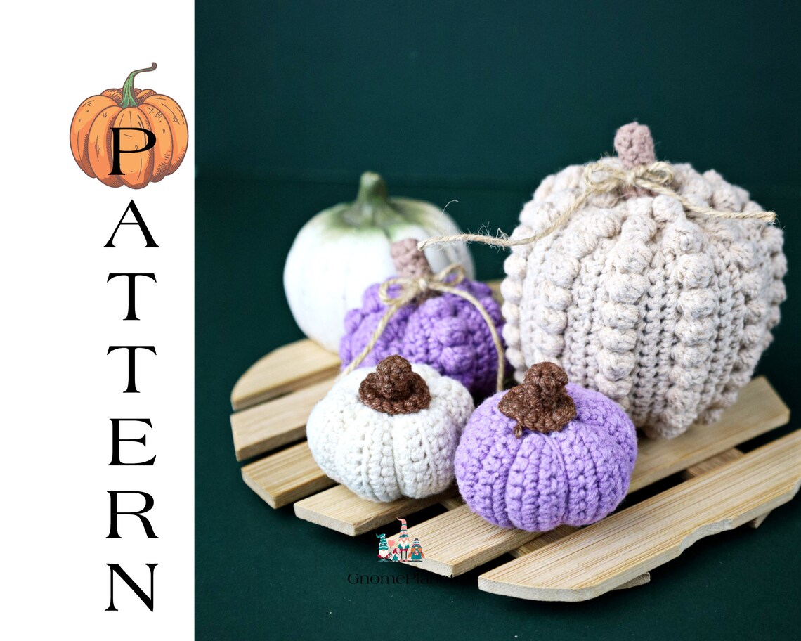 Crochet Pumpkin Pattern Crochet Thanksgiving Decoration Etsy