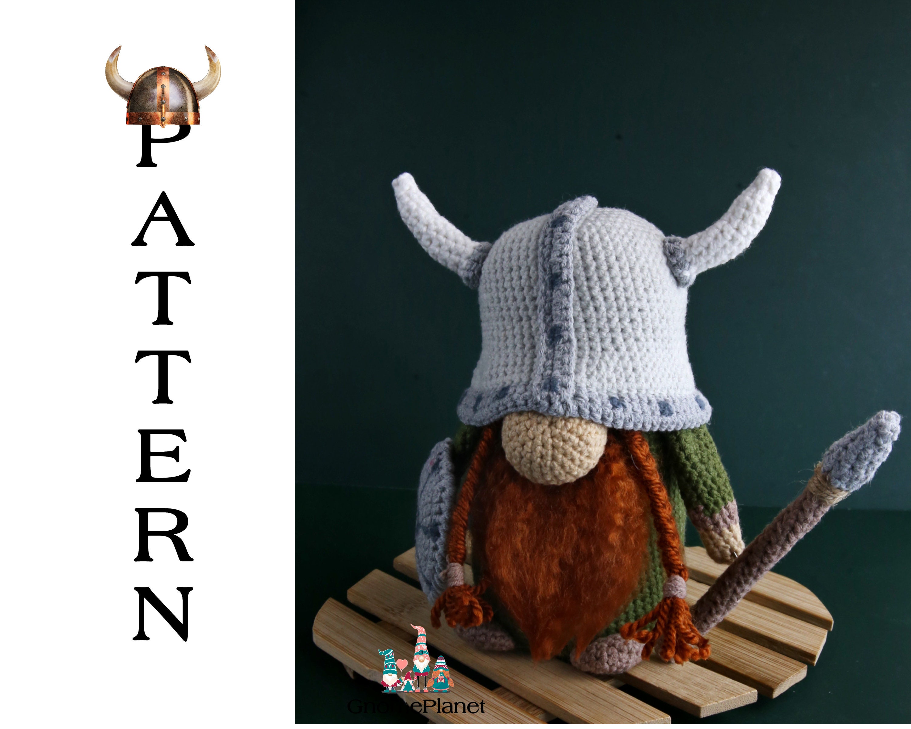 Crochet Viking Gnome Pattern Amigurumi Viking Pattern - Etsy