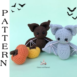 Gehäkelte Fledermausmuster, Amigurumi Fledermausmuster