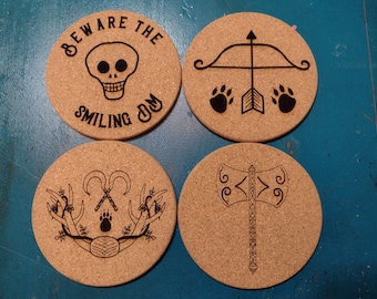 RPG Gaming Cork Coaster