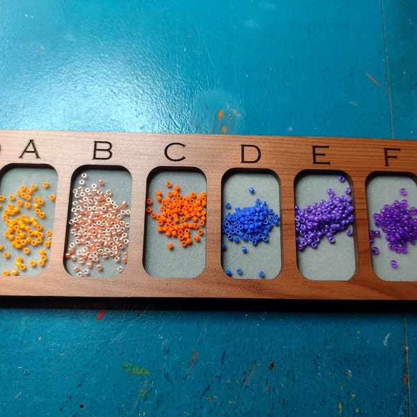 Small Lettered Beading Board