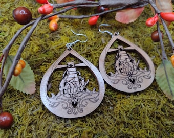 Lighthouse and Kraken Earrings