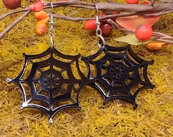 Spider Web Earrings