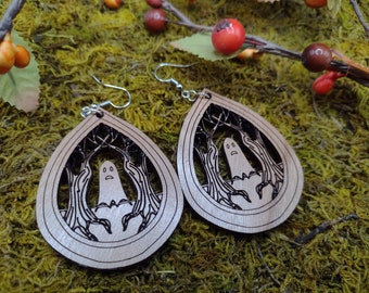 Ghost in the Woods Earrings