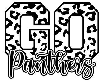 Kc Panthers Svg - Etsy Australia