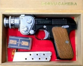 Doryu-2 Japanese Police Pistol camera no:20, box, bullets, magazine, Extremely rare