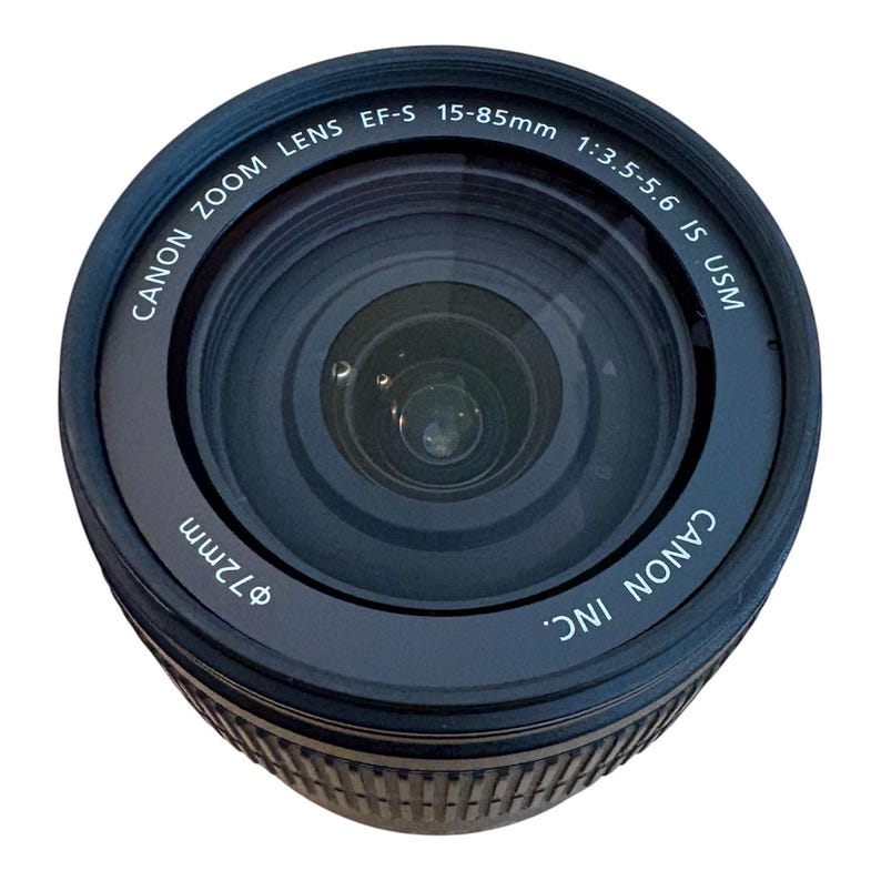 Canon EF-S 15-85 mm F3.5-5.6 IS USM Objektiv Som Nytt Butiksdemo Fullt Fungerande bild 8
