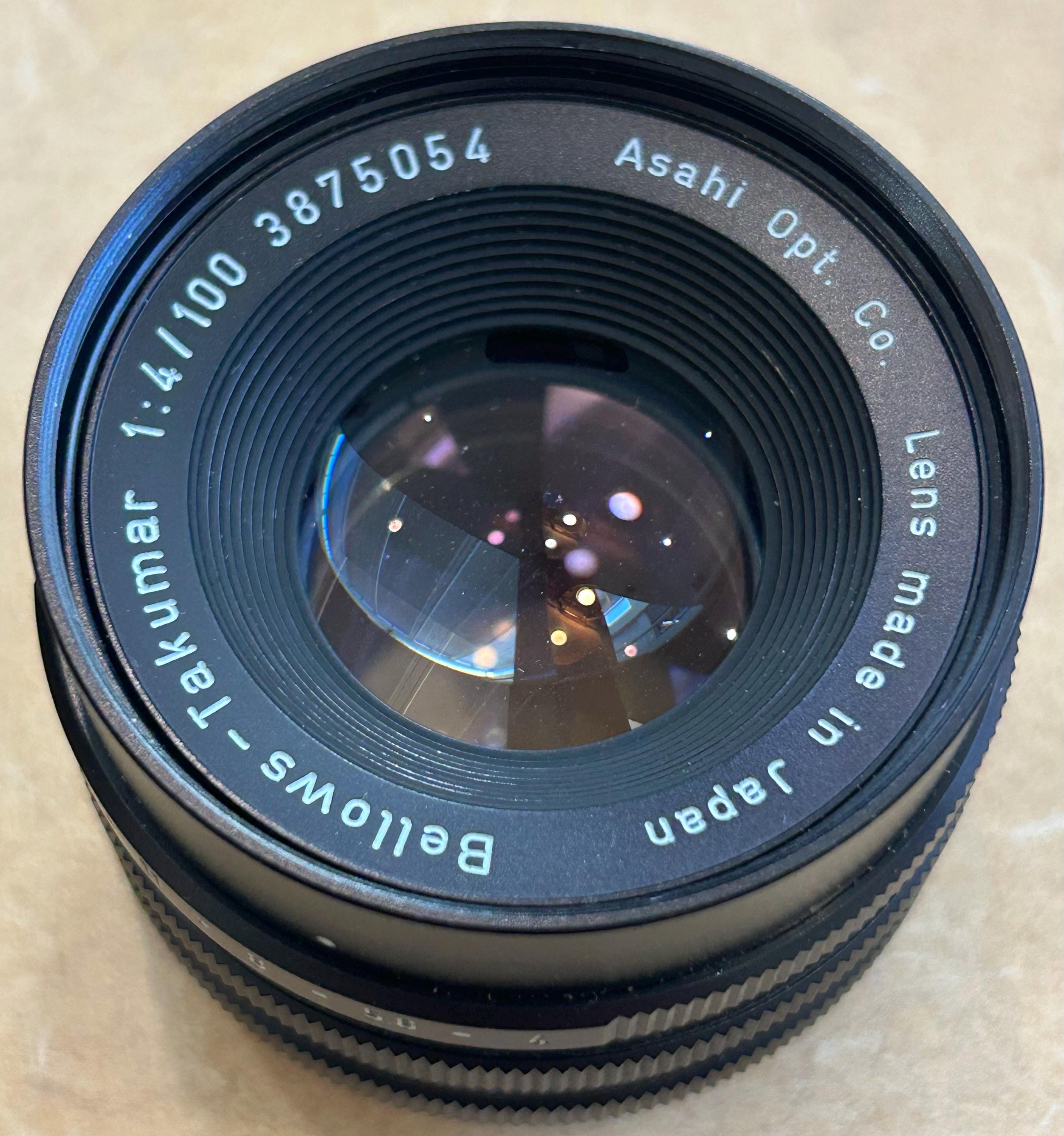 ペンタックス ベローズ-タクマー 100 mm F4 フード付き 状態 89