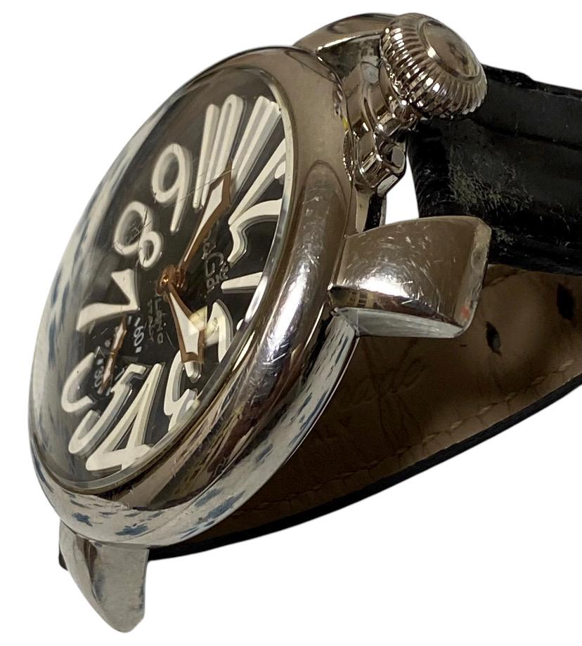 Gaga MILANO 48MM 5016.5 Manual Black Dial Men's Watch Run Well - Etsy