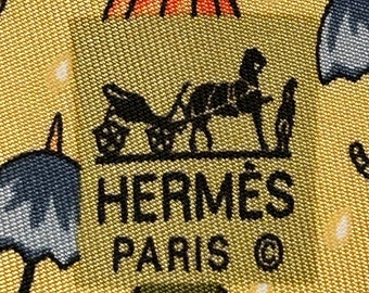 Corbata Hermes 7431 HA para gestión patrimonial de Citigroup nueva en caja con etiquetas