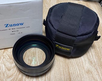 Zunow 4K groothoekconversielens WCX-85 72 mm x 0,8 Perfect Optic