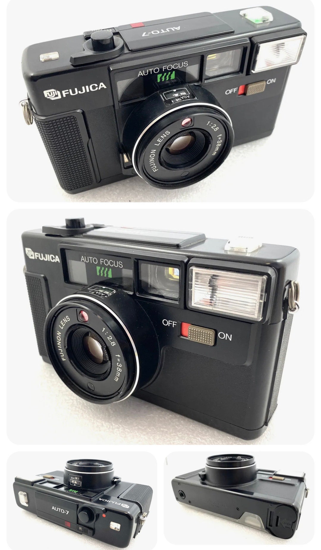 Rare Fujica Auto-7 Auto Focus Point and Shoot Camera Company