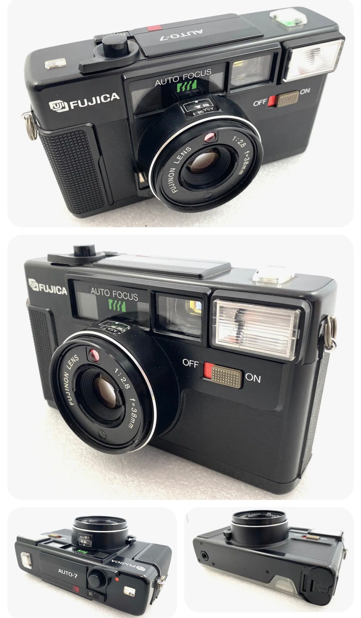 Rare Fujica Auto-7 Auto Focus Point and Shoot Camera Company