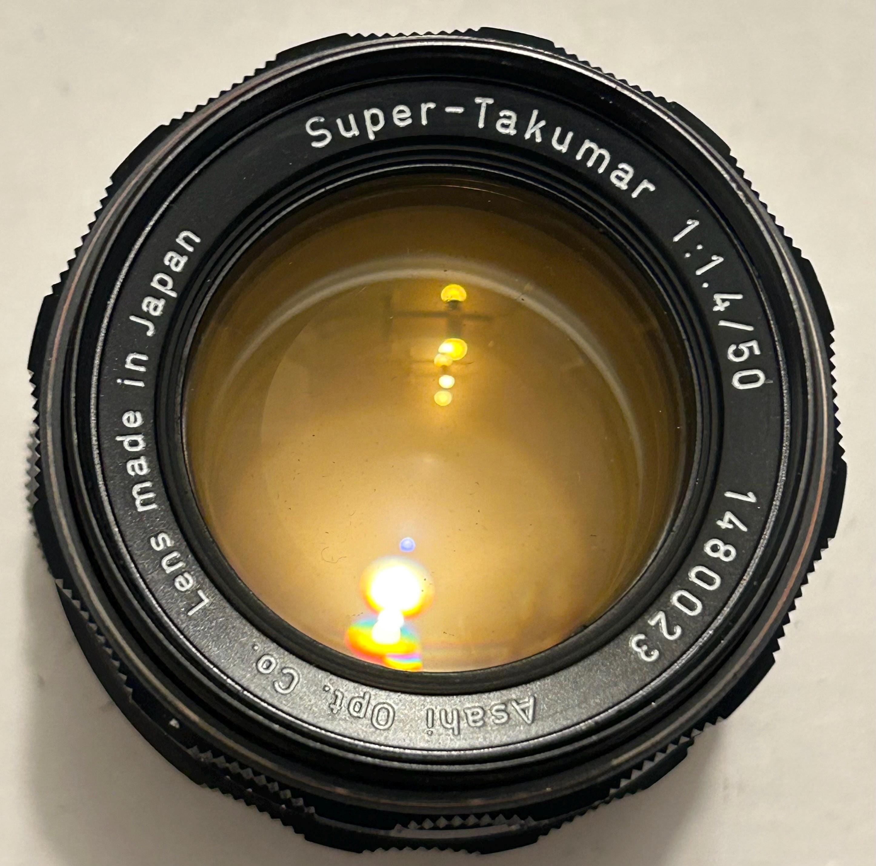 Pentax SP 　 Super Takumar 50mm f1.8 Pentax Super Takumar 50mm F1.4 Rare 8 Element Tested Good