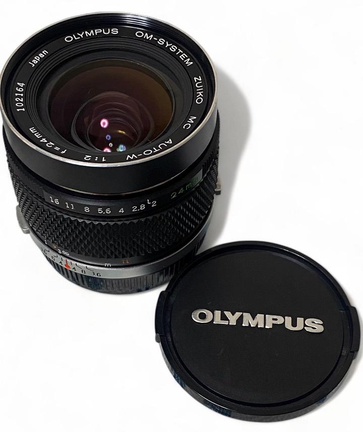 Olympus Zuiko MC Auto W 24mm f2 オリンパス オリンパス OM 24mm F2 Zuiko MC Auto-W レンズ 店頭デモ品 状態95