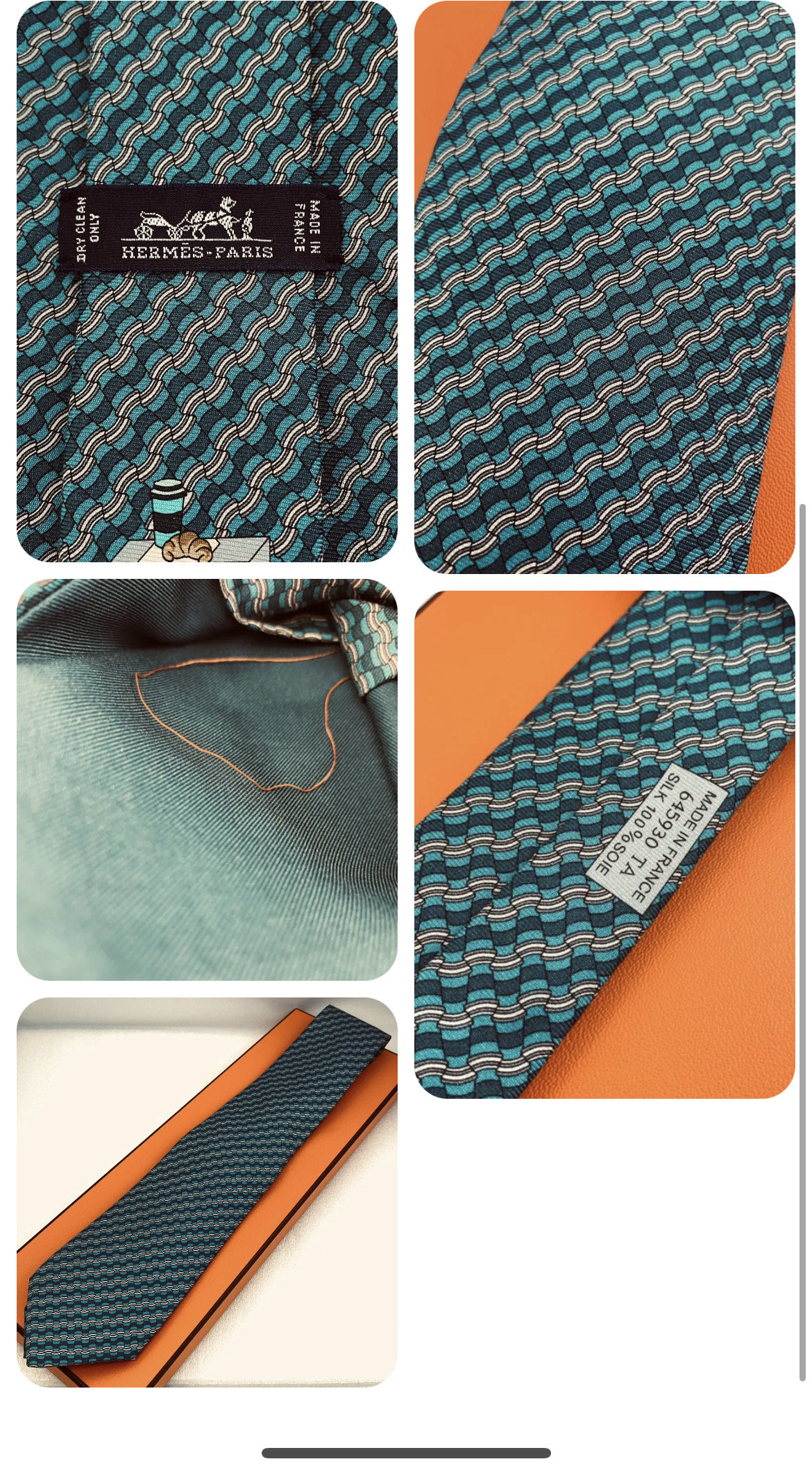 楽天市場】【アパレル】HERMES エルメス ネクタイ 総柄 シルク