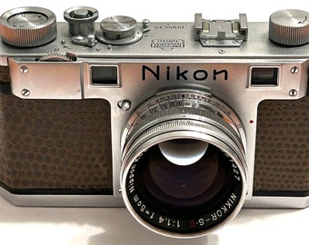 NIKON S3 Rangefinder Camera and NIKKOR-S 50mm F1.4 Lens + Bonus - Etsy