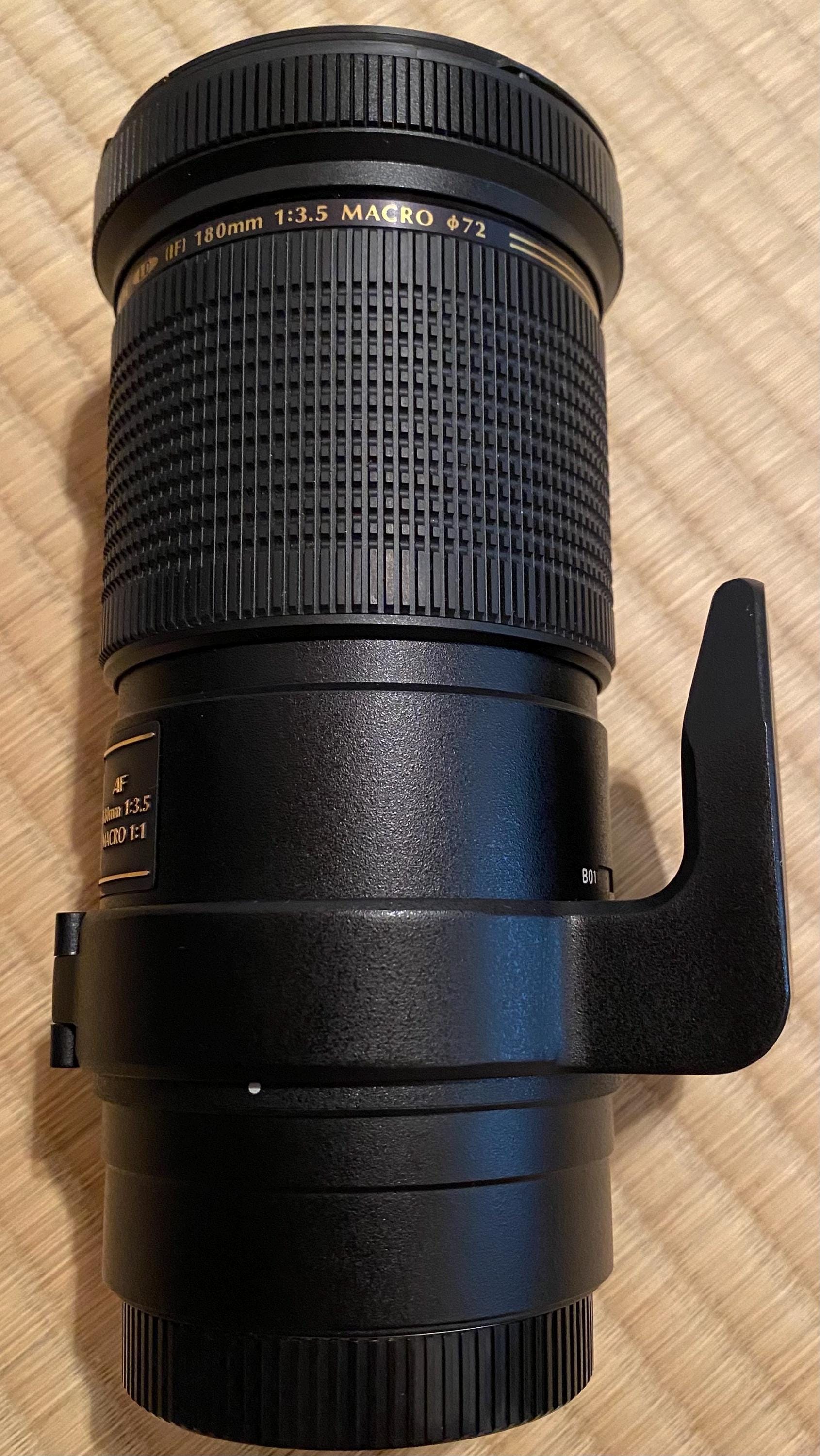 Tamron B01 AF 180mm F3.5 Sp Di Ld Asph IF Macro 1:1 Lens Canon EF