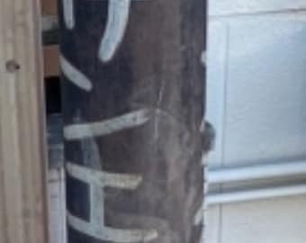 Exhibición publicitaria de pluma estilográfica de madera de tienda japonesa de los años 20, poco común e inusual
