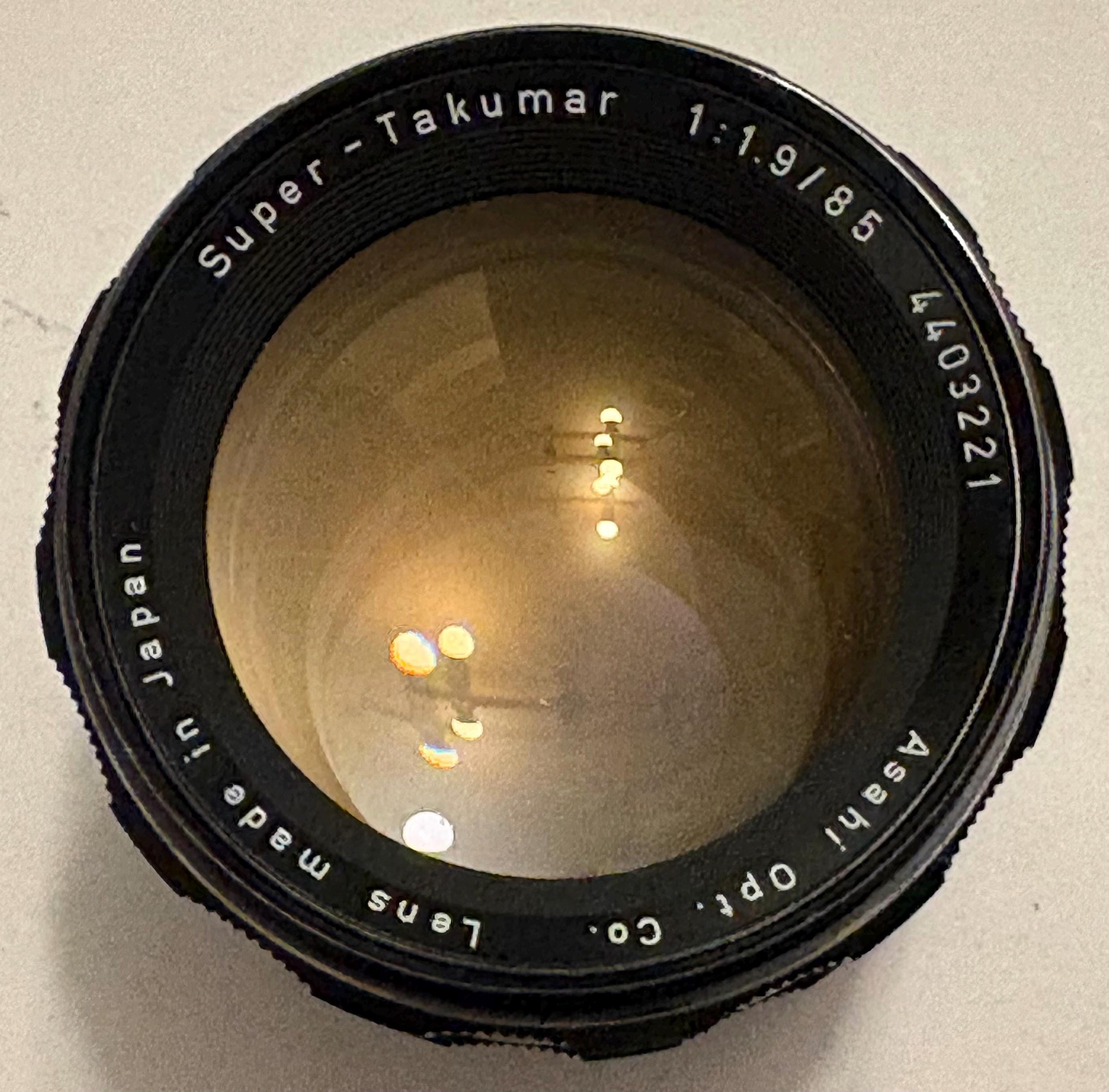 Pentax Super Takumar 85mm F1.9 95% Condition Perfect Optic Fully