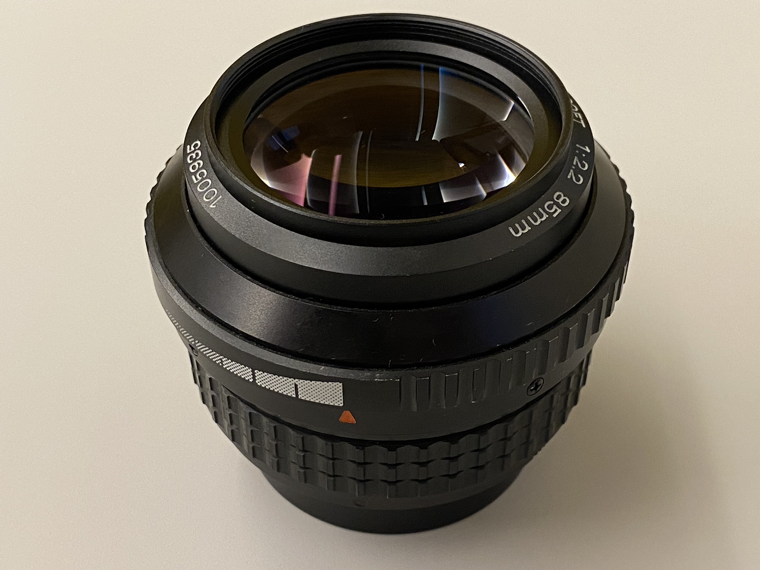SMC Pentax Soft 85mm F2.2＋Rear Converte SMC Pentax Soft 85mm F2.2 Contax C/Y Mount 90% Condition Fully