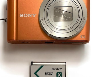 Cámara Sony CyberShot DSC-WX350 rosa, de exposición en tienda, sin caja.